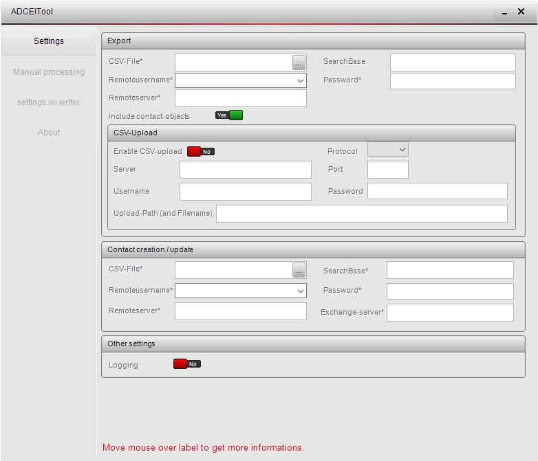 GUI Tab 1